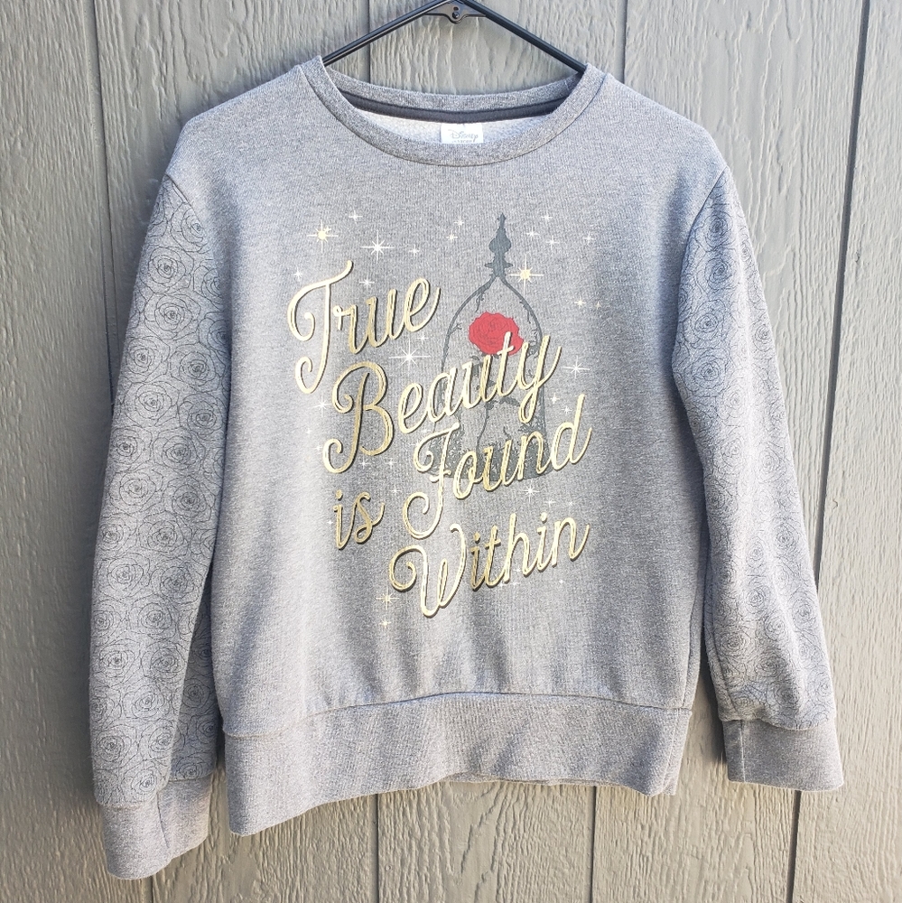 Disney's Beauty and The Beast Crew Neck Sweatshirt